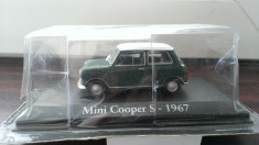 Macheta metal DeAgostini Mini Cooper S 1967 NOUA - Masini de Legenda Franta 1/43 foto