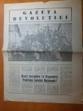 ziarul gazeta revolutiei 1989 - armata e cu noi ( revolutia )