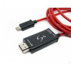 Cablu conexiune 2m HDMI-Micro USB foto