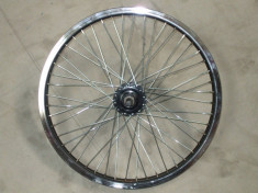 DHS Roata spate 25mm,20&amp;quot; BMX,48H,butuc simplu Cod Produs: DHS-13492 foto