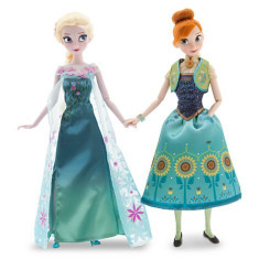 Set Papusi Anna+Elsa din FROZEN FEVER foto