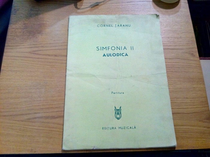 SIMFONIA II - AULODICA - Partitura - Cornel Taranu (autograf) - 1980, 67 p.
