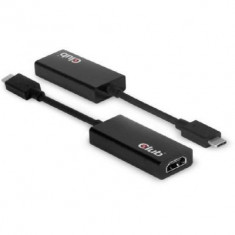 Club 3D USB 3.1 Type-C auf HDMI 1.4a 3D Aktiver Adapter schwarz CAC-1501 foto