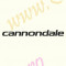 Cannondale-Stickere Bicicleta_Cod: BST-022_Dim: 35 cm. x 3.5 cm.