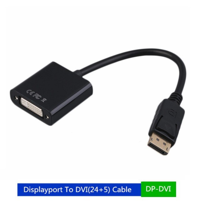 Cablu adaptor DisplayPort DP la DVI convertor pt laptop, pc, monitor,  proiector, Cabluri video | Okazii.ro