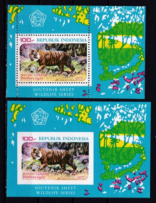 Indonezia 1977 fauna MI bl.25A+B MNH w30