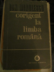 Corigent la limba romana - Ion Minulescu foto