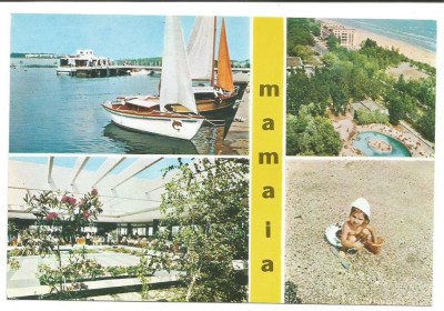@carte postala(ilustrata)-MAMAIA-Imagini din statiune foto
