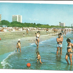 @carte postala(ilustrata)-MAMAIA-La plaja