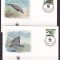 Guyana 1993 fauna marina MI 4081-84 4 plicuri FDC w30