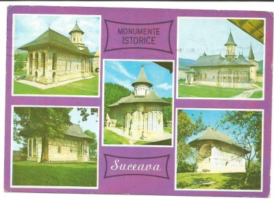 @carte postala(cod 81/75)-SUCEAVA-colaj foto