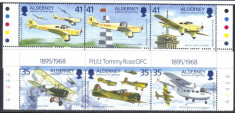 Alderney 1995, Aviatie, serie neuzata, MNH foto