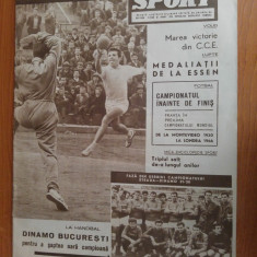 revista sport iunie 1966-dinamo pt a 7-a oara capioana la hambal