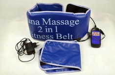Centura de slabit Sauna Massage 2 in 1 Fitness Belt foto