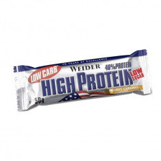 Baton proteine 40% Low Carb High Protein Bar (50g) Weider WD-022 foto