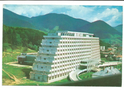 @carte postala(ilustrata)-BISTRITA NASAUD-Saigeorz Bai-Hotel Hebe foto