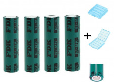 4-Pack FDK HR AAAU Battery NiMH 1,2V 730mAh bulk ON1344 foto