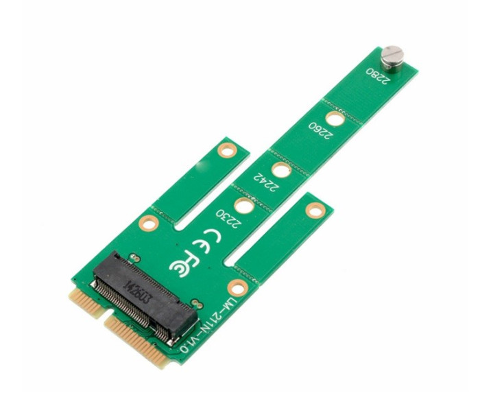 Adaptor convertor SSD NGFF M.2 B Key la mSATA Mini PCI-E pt laptop, PC