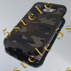 Husa Capac NX CAMOUFLAGE Samsung G925 Galaxy S6 Edge Verde