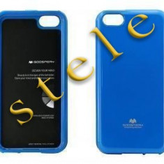 Husa Mercury Jelly Apple iPhone 5/5S Blue Blister