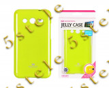 Husa Mercury Jelly Samsung E500 Galaxy E5 Lime Blister, Alt model telefon Samsung, Cu clapeta