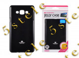 Husa Mercury Jelly Samsung A700 Galaxy A7 Negru Blister, Samsung Galaxy A7, Cu clapeta