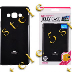 Husa Mercury Jelly Samsung A700 Galaxy A7 Negru Blister