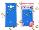 Husa Mercury Jelly Samsung E500 Galaxy E5 Blue Blister, Albastru, Alt model telefon Samsung, Cu clapeta