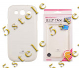 Husa Mercury Jelly Samsung J100H Galaxy J1 Alb Blister, Samsung Galaxy J1, Cu clapeta