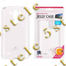 Husa Mercury Jelly LG G3 Mini/Beat/G3S (D722) Alb Blister