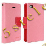 Husa Mercury Fancy Diary LG G2 Pink Blister, Roz, Cu clapeta