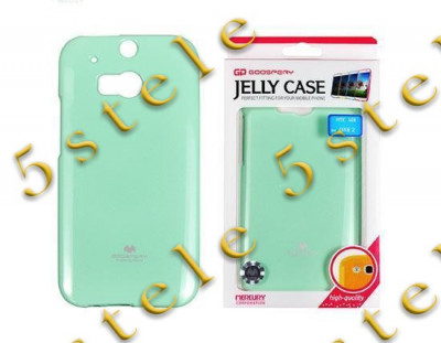 Husa Mercury Jelly HTC One2 M8 Mint Blister foto