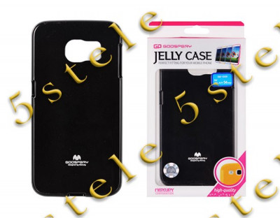 Husa Mercury Jelly Samsung G928 Galaxy S6 Edge+ Negru Blister foto