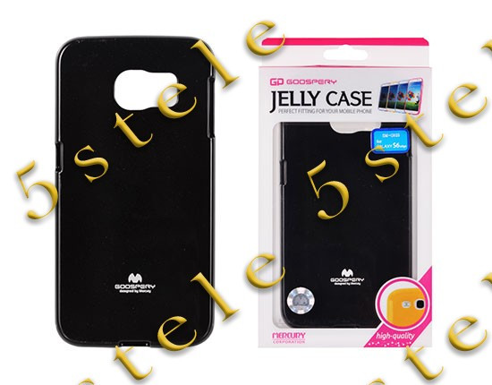 Husa Mercury Jelly Samsung G928 Galaxy S6 Edge+ Negru Blister