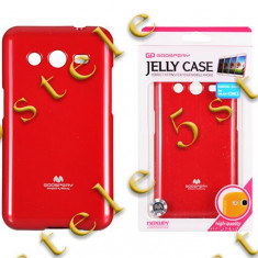 Husa Mercury Jelly Samsung G355 Galaxy Core 2 Rosu Blister