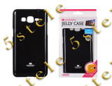 Husa Mercury Jelly Samsung E700 Galaxy E7 Negru Blister, Alt model telefon Samsung, Cu clapeta