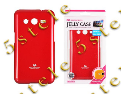 Husa Mercury Jelly Samsung J500 Galaxy J5 Rosu Blister foto