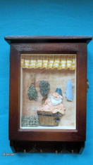 cutie chei-cadou-cutie de lemn- foto