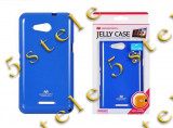 Husa Mercury Jelly Sony E2003 Xperia E4G Blue Blister, Albastru, Alt model telefon Sony, Cu clapeta