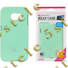 Husa Mercury Jelly Samsung G925 Galaxy S6 Edge Mint Blister