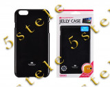 Husa Mercury Jelly Apple Iphone 6 (4,7&quot;) Negru Blister, iPhone 6/6S, Cu clapeta