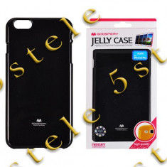 Husa Mercury Jelly Apple Iphone 6 (4,7") Negru Blister