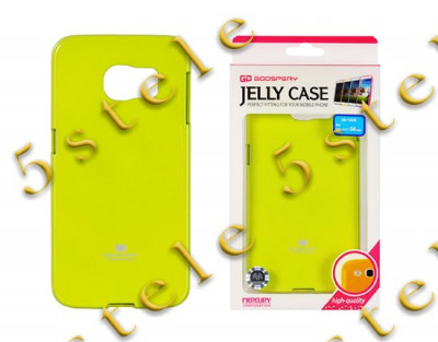 Husa Mercury Jelly Samsung G928 Galaxy S6 Edge+ Lime Blister foto