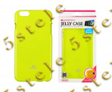 Husa Mercury Jelly Apple Iphone 6 (4,7&quot;) Lime Blister, iPhone 6/6S, Cu clapeta