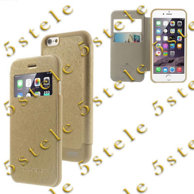 Husa Mercury WOW Bumper Apple iPhone 6 Plus 5,5&amp;quot; Gold Blister foto