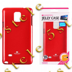 Husa Mercury Jelly Samsung N910 Galaxy Note 4 Rosu Blister