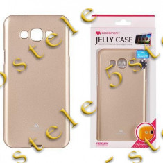 Husa Mercury Jelly Samsung A800 Galaxy A8 Gold Blister