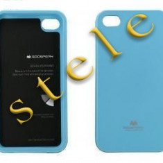 Husa Mercury Jelly Apple iPhone 4/4S Sky Blue Blister