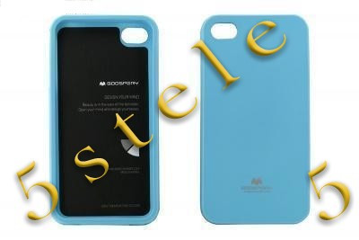 Husa Mercury Jelly Apple iPhone 4/4S Sky Blue Blister foto