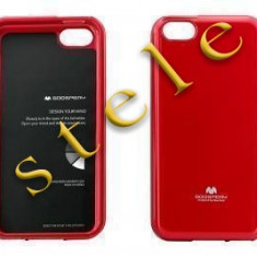 Husa Mercury Jelly Apple iPhone 4/4S Rosu Blister
